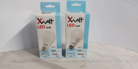 XWATT LED Izzó E27 Hideg Fehér 6500 K