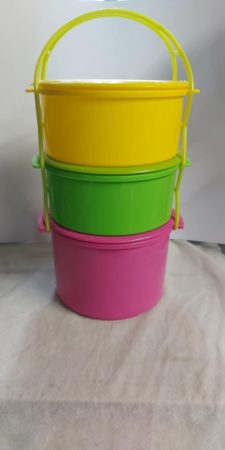 3 Részes színes ételhordó ( 2x1,5 L +1x2L) 