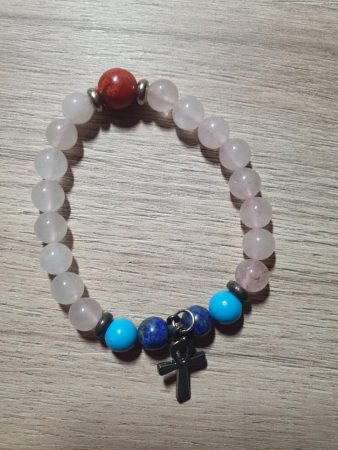Ankh kereszt karkötő