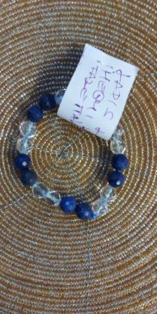 LAPIS LAZULI+ HEGYIKRISTÁLY FAZETTÁLT