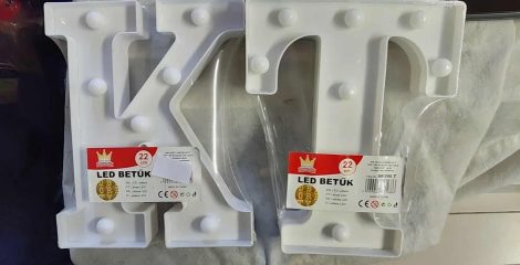 LED BETŰK 22cm LED BETŰK 22cm